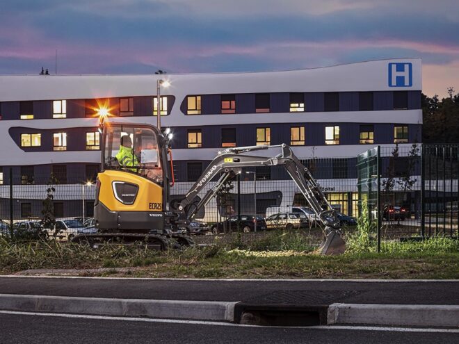 ECR25 Electric grading macchine movimento terra rumore