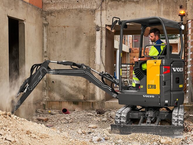 ECR18 Electric short radius Volvo ECR18 Electric